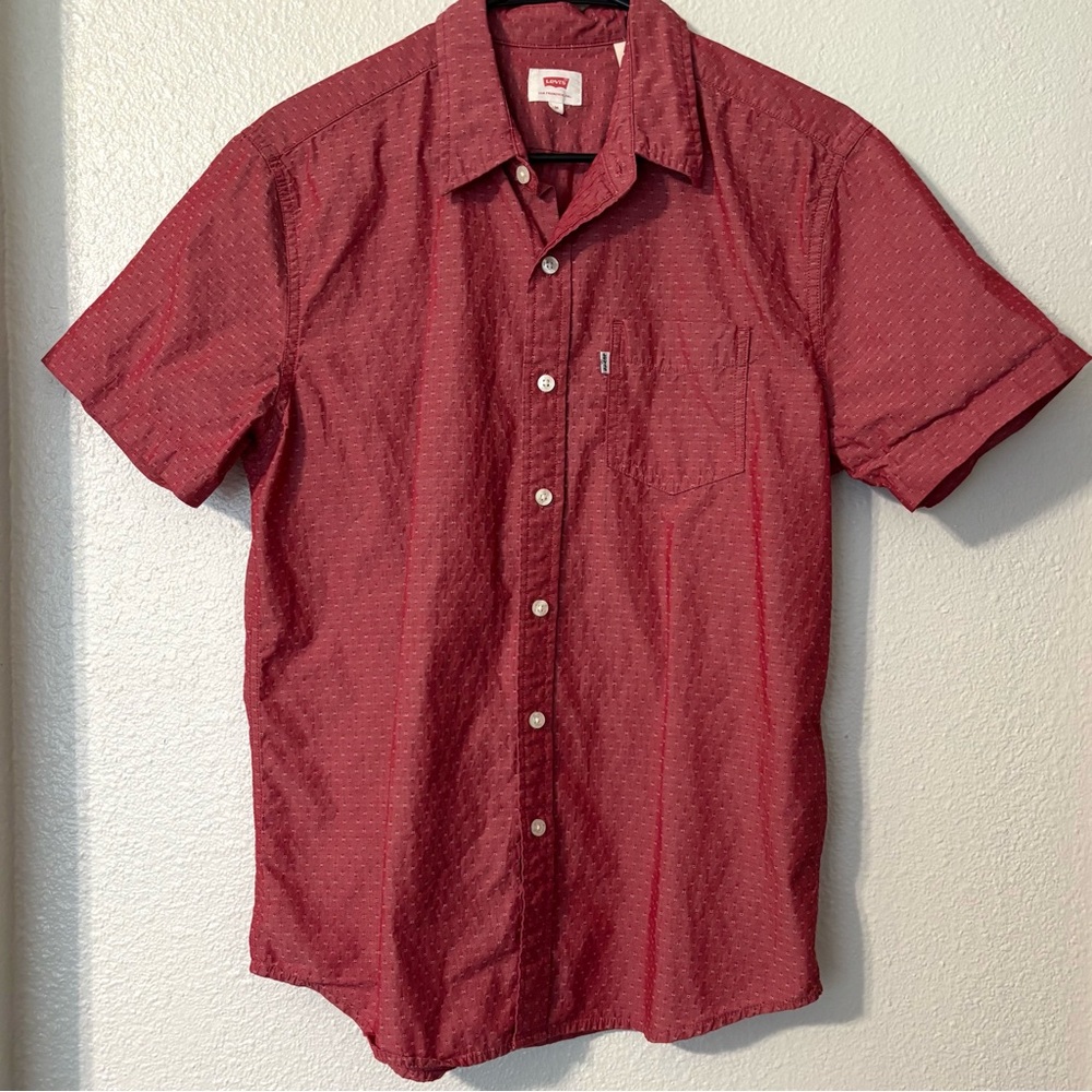 Levi’s Red Short Sleeve Men's Shirt